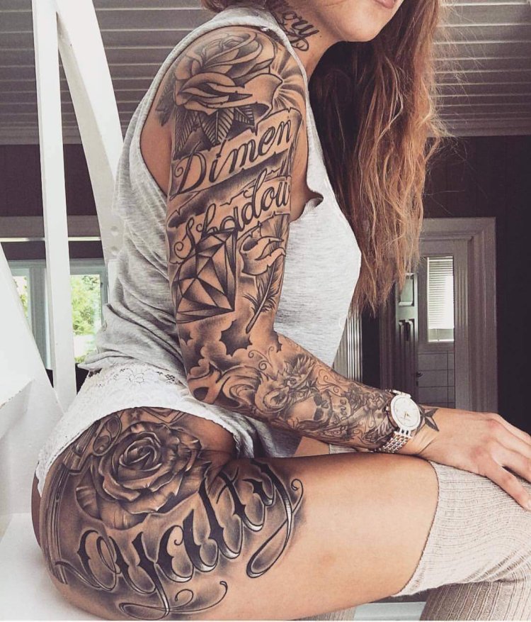 Beautiful female sleeve