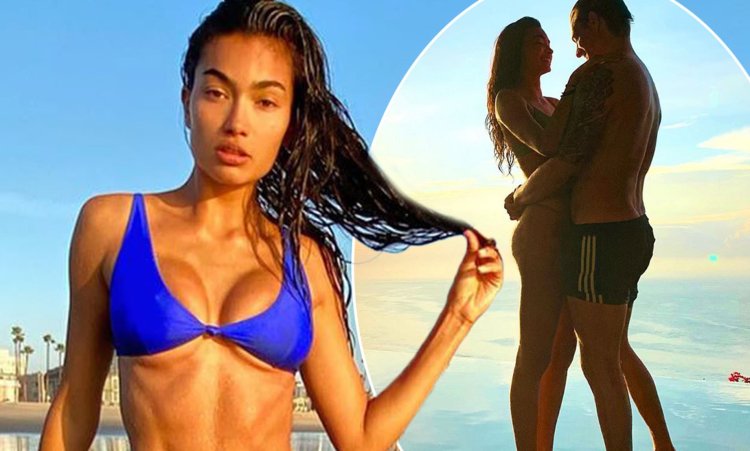 Gail King in a swimsuit