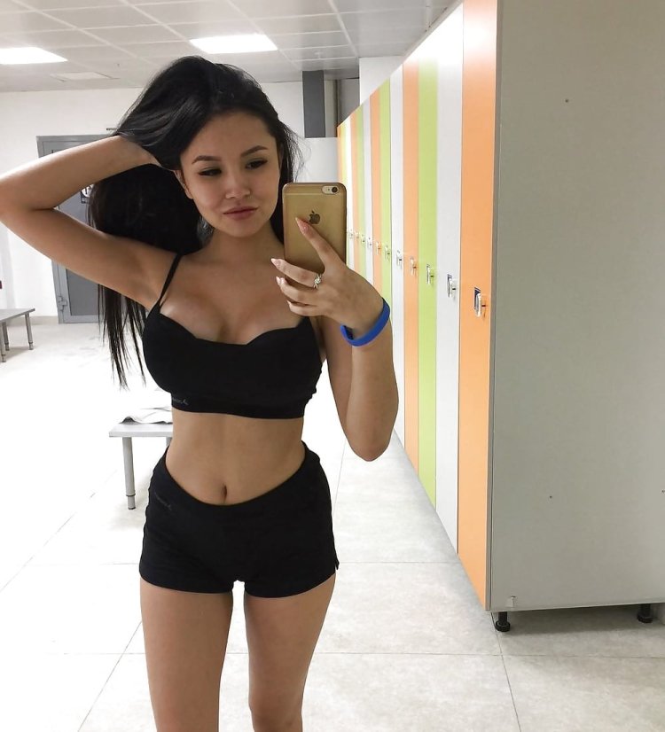 Beautiful figures of Cossack Selfie