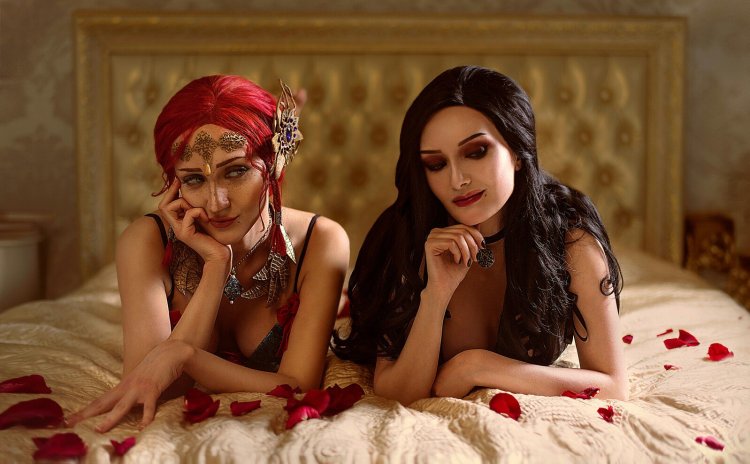 Ian and Triss cosplay