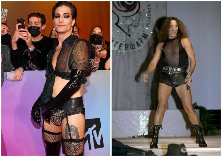 Demiano David in the dress