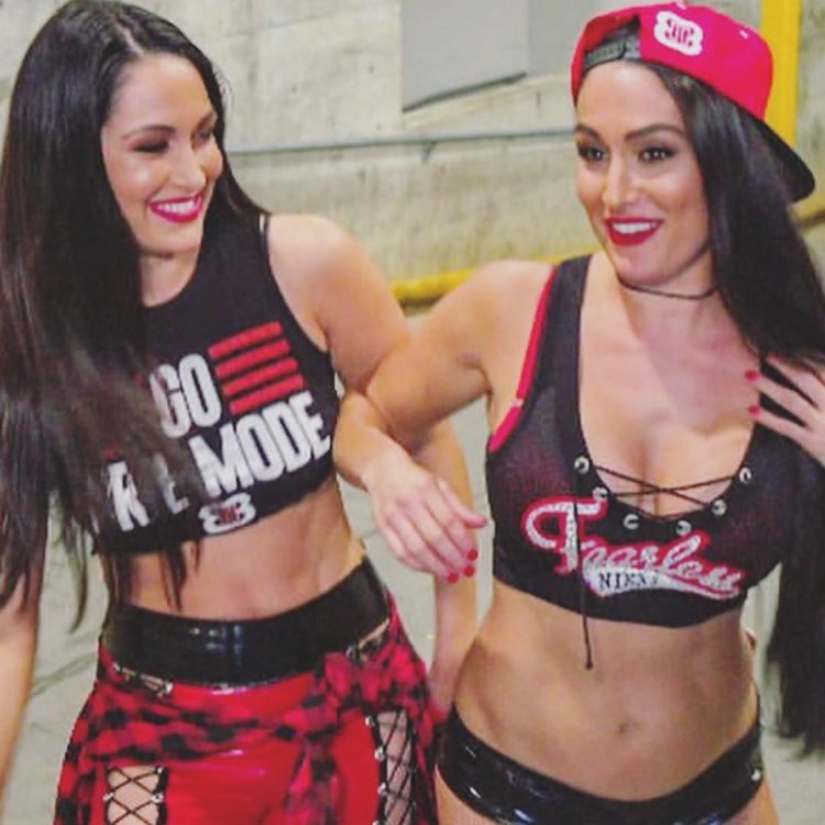 Eva Marie and Nicky Bella