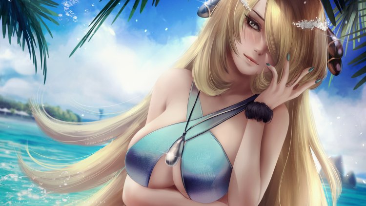 Sakimychan Pokemon Cynthia