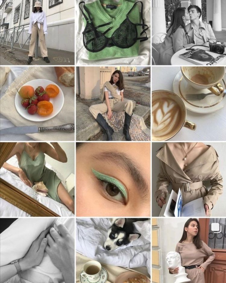 A mudboard for a cosmetologist