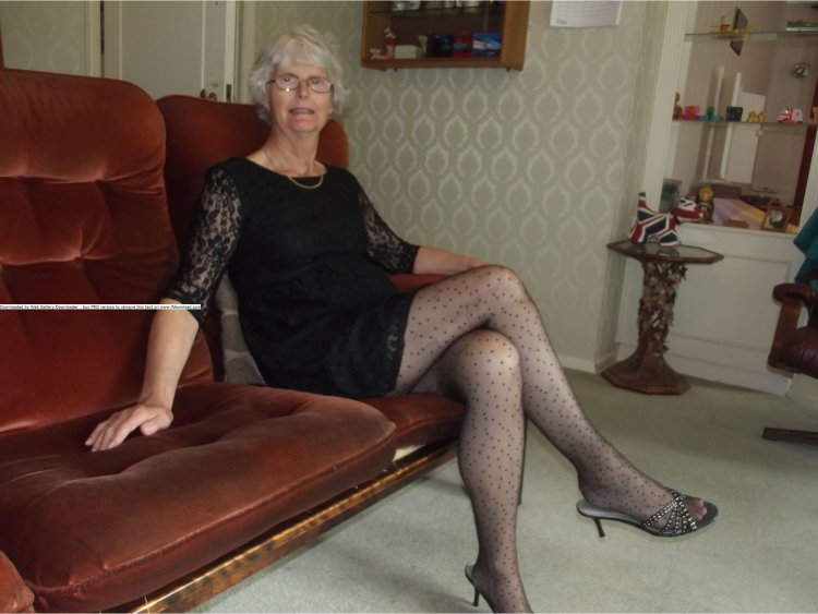 Old women in pantyhose