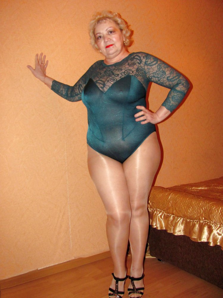 Older women in pantyhose