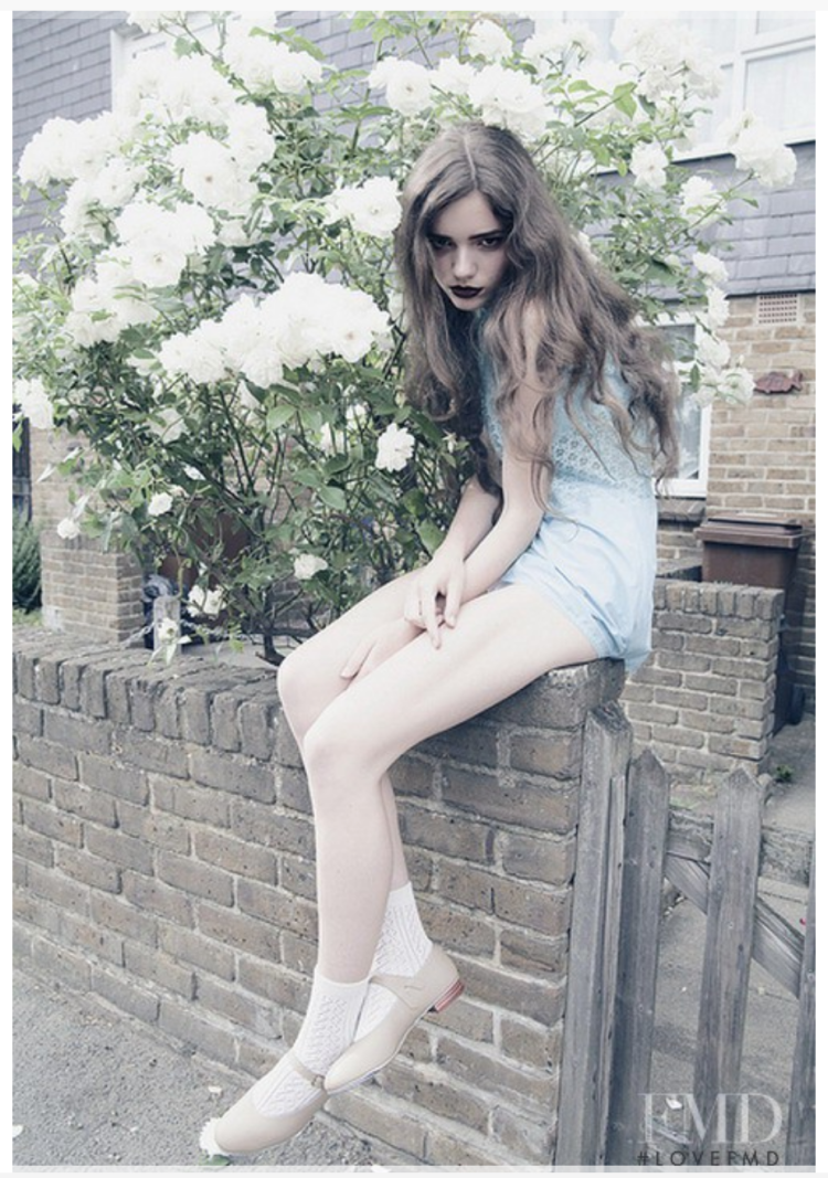 Thin girls with pale skin