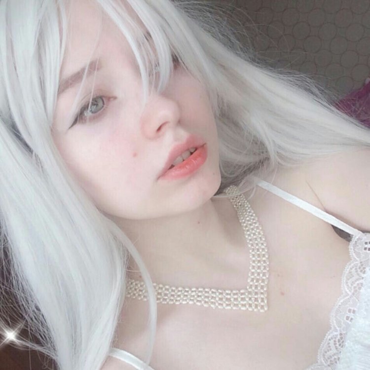 Girls Soft with white hair