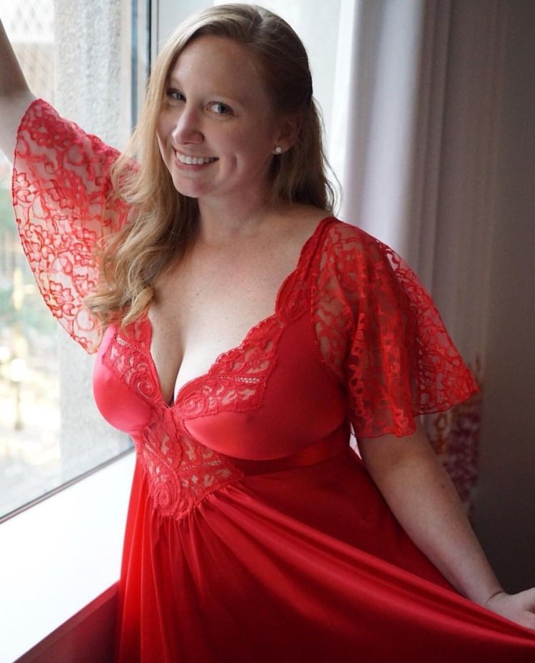 Adult ladies with a neckline