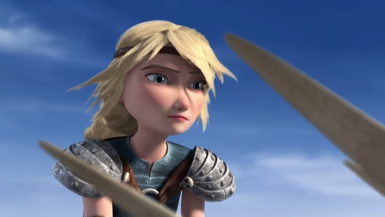 Astrid Hofferson Dragons Race along the edge