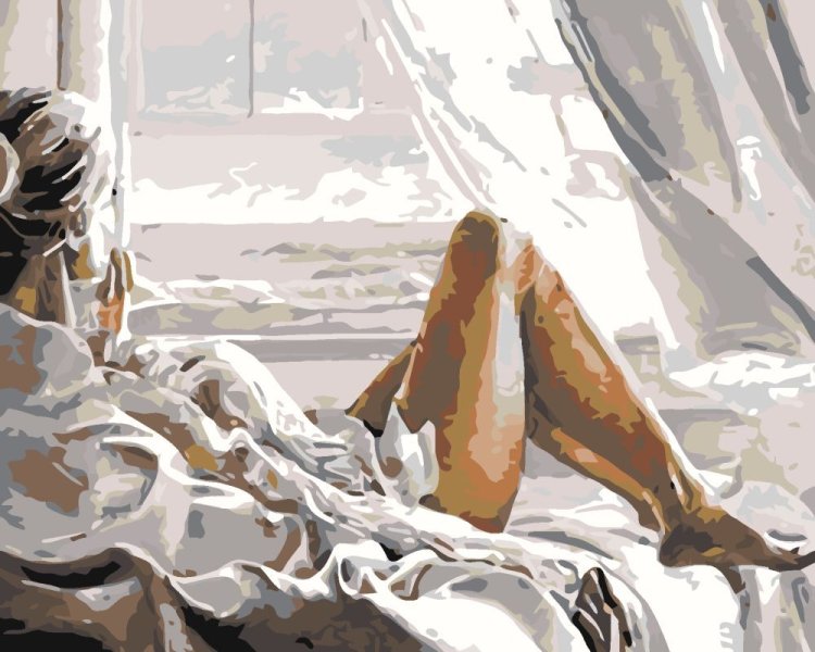 Picture Woman in bed