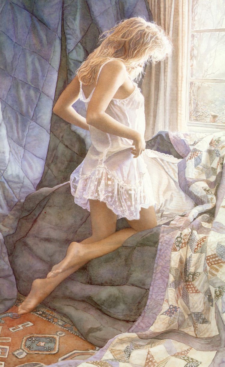 American watercolist Steve Hanks