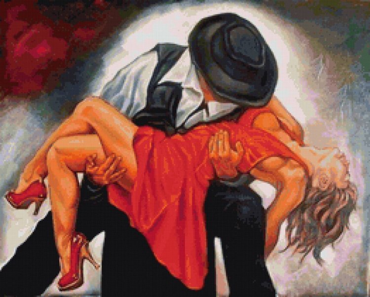 Passion in the paintings of famous artists