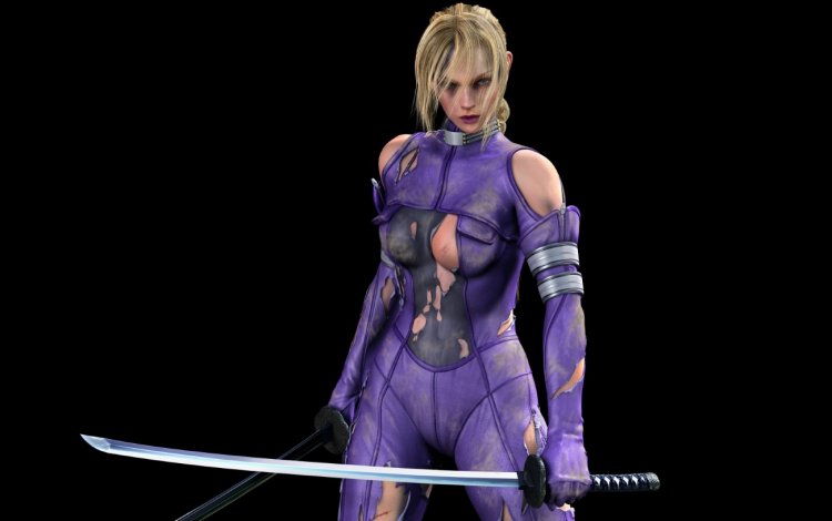 Nina Williams in the dress