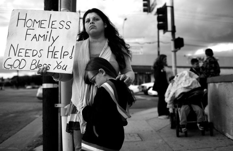 Homeless Family
