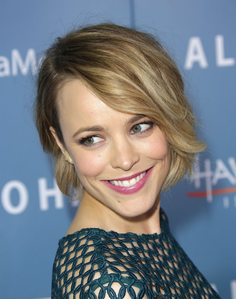 Rachel Macadams smiles