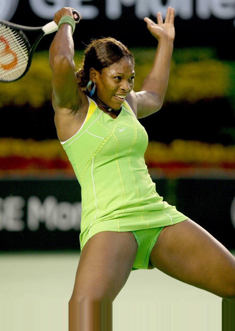 Maria Sharapova sweated