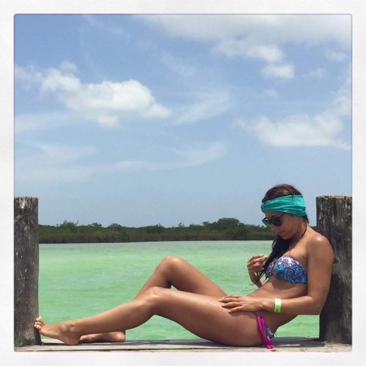 Mariam Voskanyan in a swimsuit