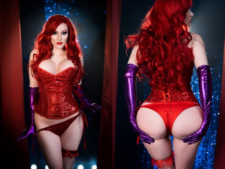 Angie Griffin Jessica Rabbit cosplay