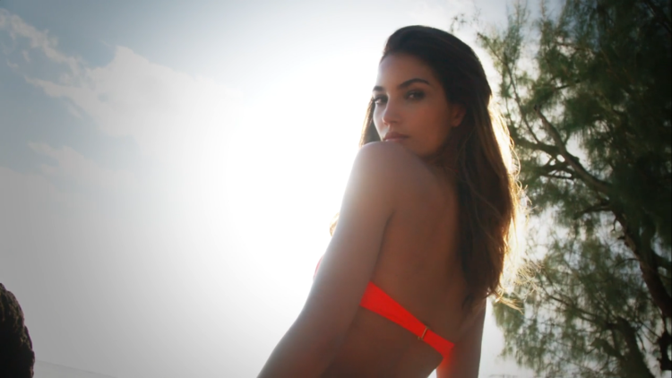 Lily Aldridge Sports Illustrated 2015 Behind The Scenes