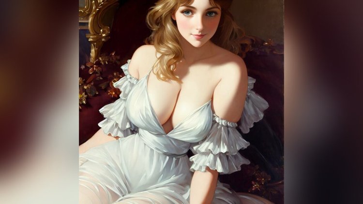 Girl with big breasts picture