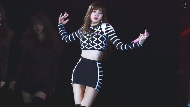 Fox Black Pink Figure