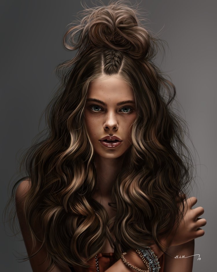 Meika Woollard hair