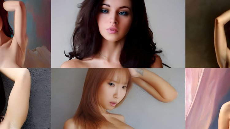 The girl is neural network