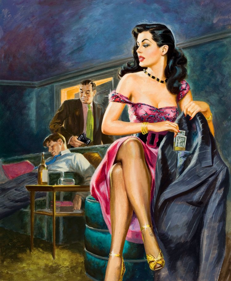 George Gross Noir Pin Ap artist