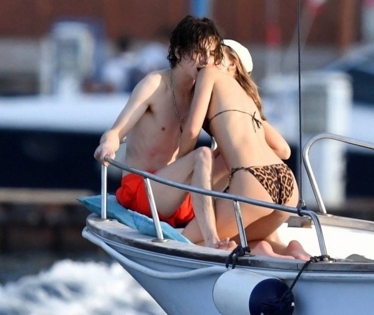 Timothy Shalame and Lily Rose