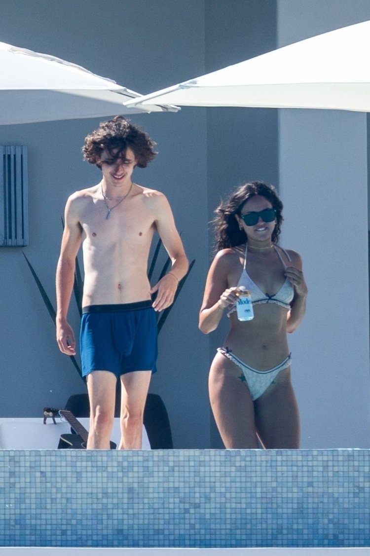 Timothy Chalamet and Aise Gonzalez