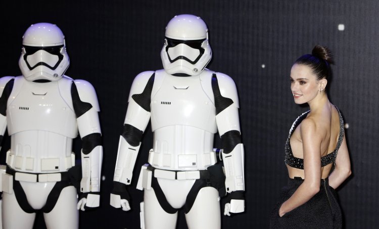 Daisy Ridley Star Wars in Lower Lingerie
