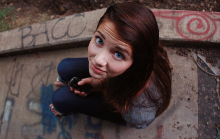 Emily Radd on the street