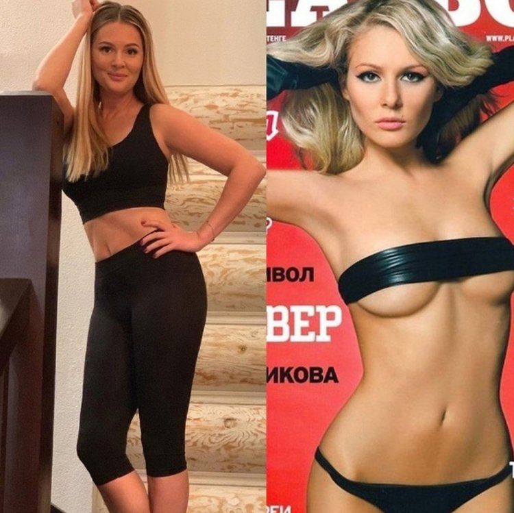 Maria Kozhevnikova in a swimsuit 2020