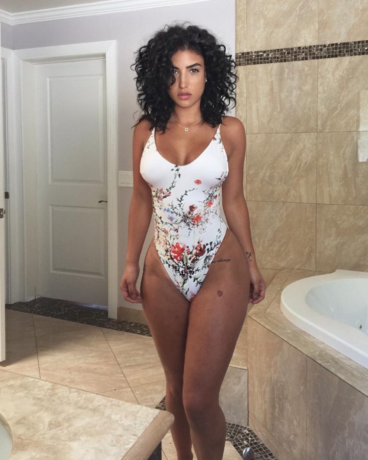 Alyssa Sorto in a dress