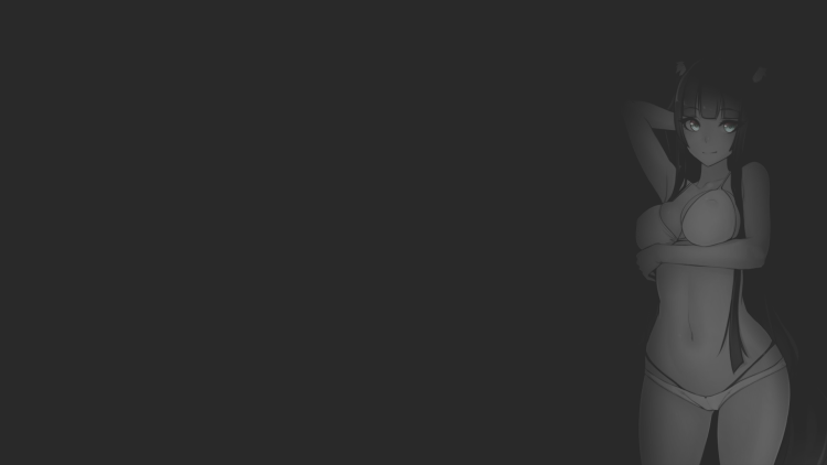 Anime girls minimalism