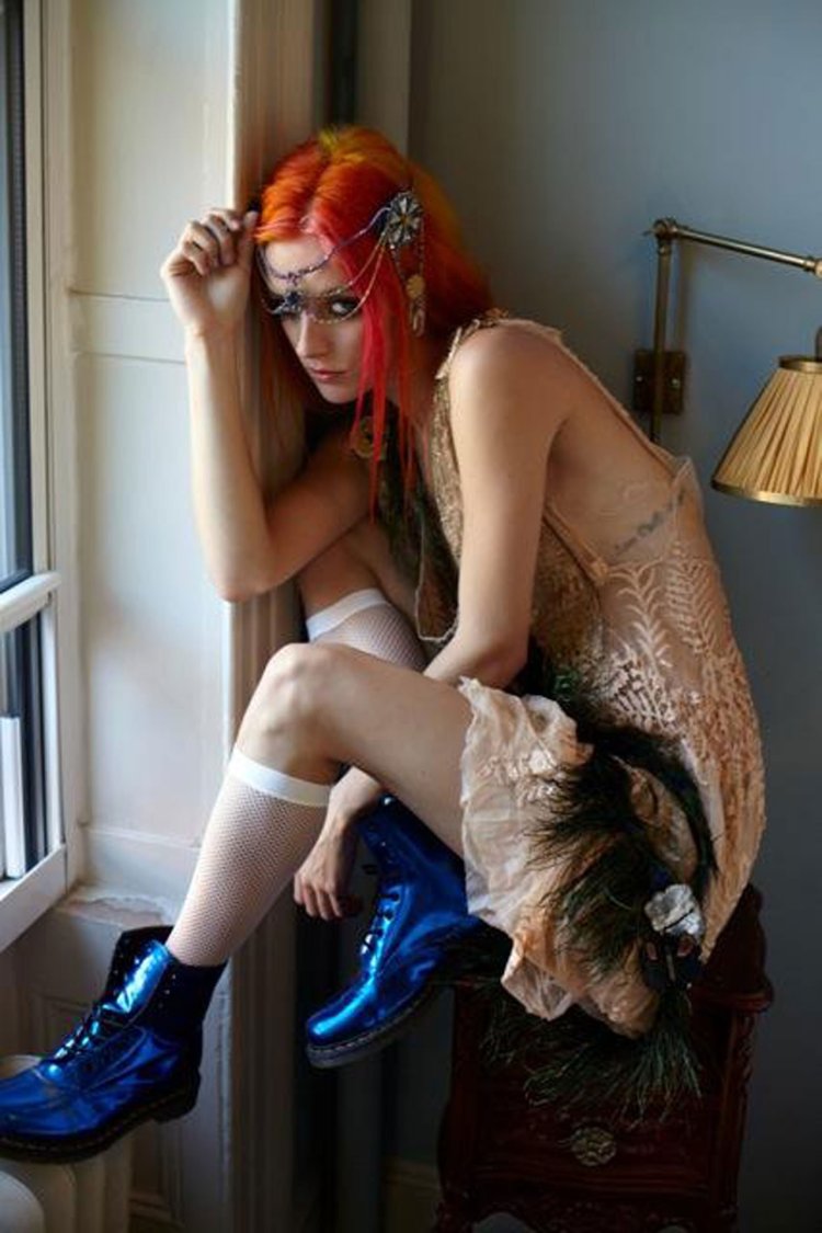 Courtney Love in Kokoshnik