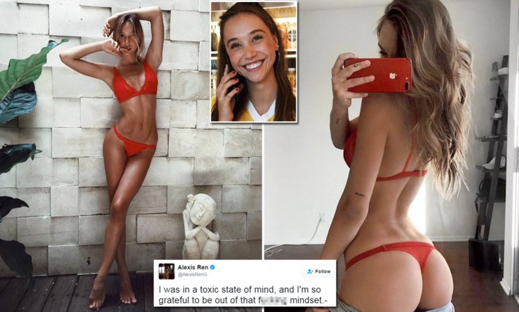 Alexis Ren Figure before and after