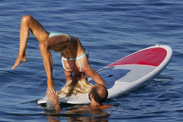 Christine Kuinn in a swimsuit