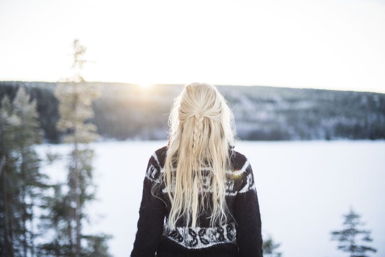 Jonna jinton blonde winter northern lights