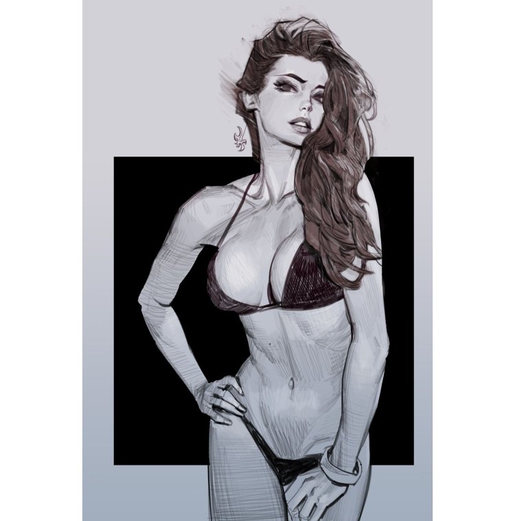 Figure of the girl art