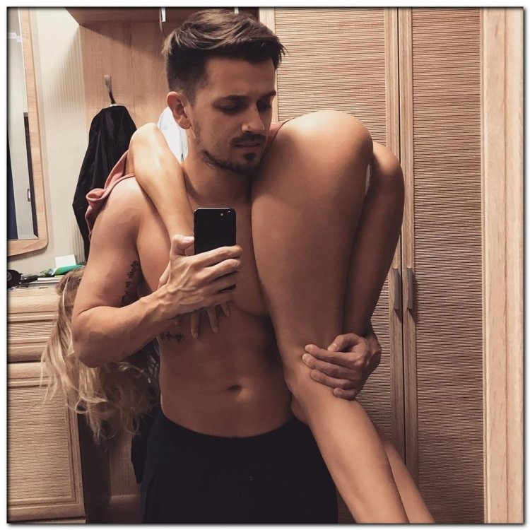 Misha Marvin and his girlfriend