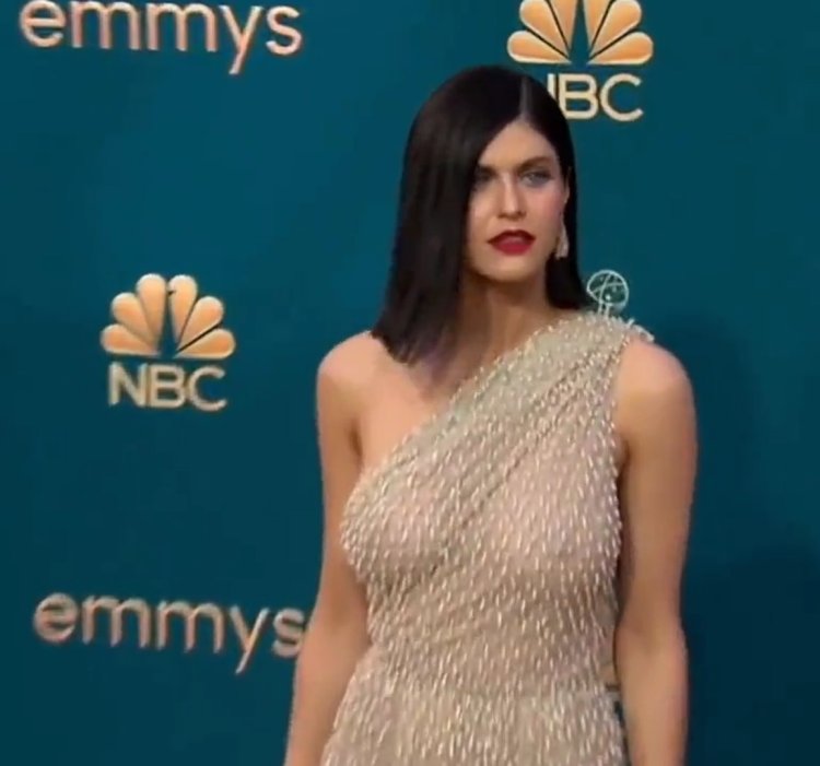 Alexandra Daddario in the dress