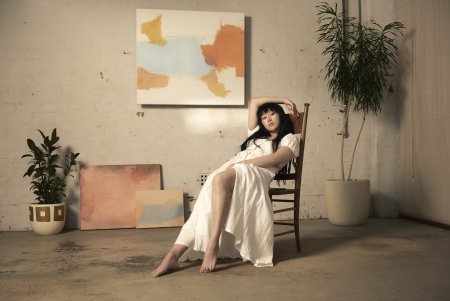 Asia Kate Dillon with long hair