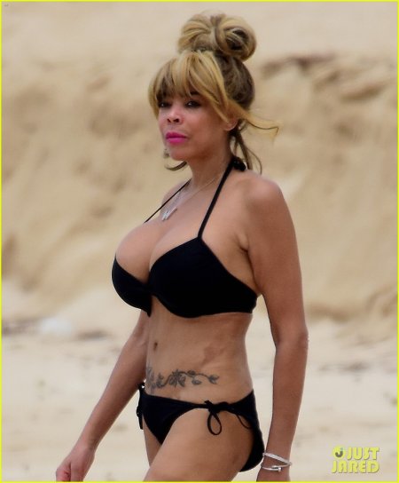Wendy Williams in a swimsuit