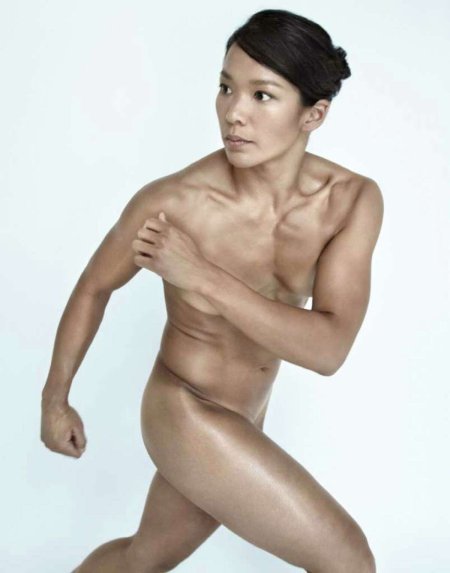 Naked Olympic athletes