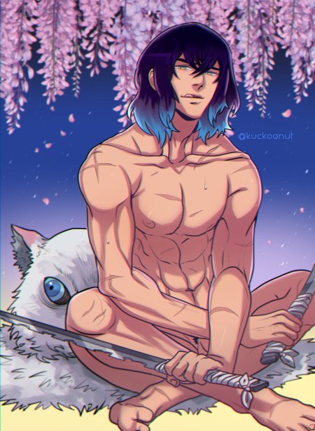 Zenitsu and a foreigner