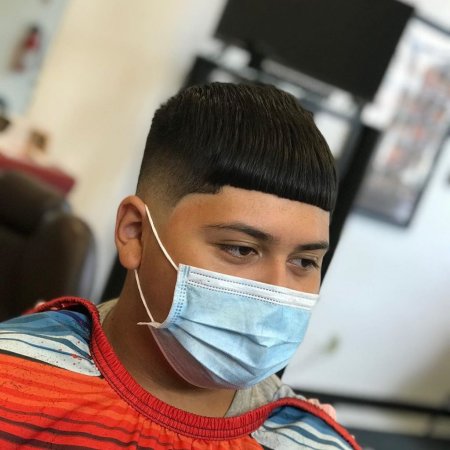 Edgar hairstyle in public