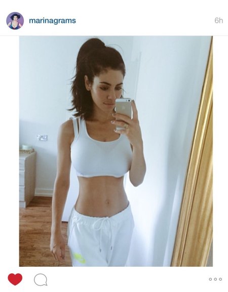 Marina Diamandis in a swimsuit