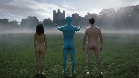 Dr. Manhattan Naked